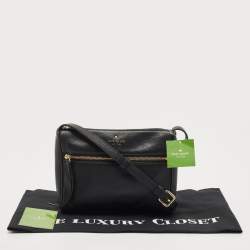 Pre Owned Kate Spade Black Leather Cobble Hill Crossbody Bag 