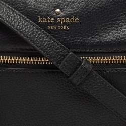 Pre Owned Kate Spade Black Leather Cobble Hill Crossbody Bag 