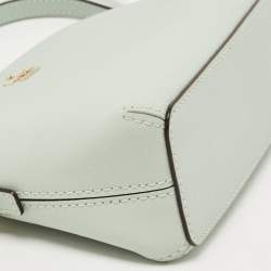 Pre Owned Kate Spade Green Leather Spencer Zip Crossbody Bag