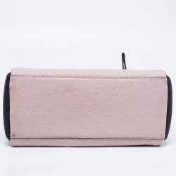 Pre Owned Kate Spade Pink/Black Leather Flap Shoulder Bag