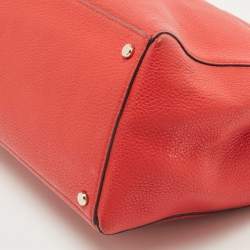 Pre Owned Kate Spade Red Leather Olive Drive Brigette Tote