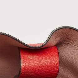 Pre Owned Kate Spade Red Leather Olive Drive Brigette Tote