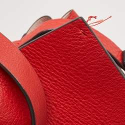 Pre Owned Kate Spade Red Leather Olive Drive Brigette Tote