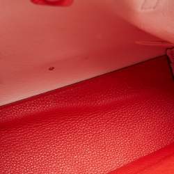 Pre Owned Kate Spade Red Leather Olive Drive Brigette Tote