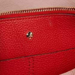Pre Owned Kate Spade Red Leather Olive Drive Brigette Tote