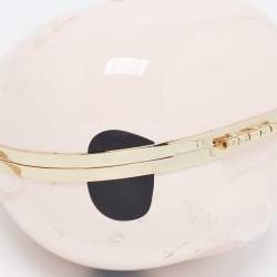 Pre Owned Kate Spade Pink PVC Hello Tokyo Lucky Cat Clutch