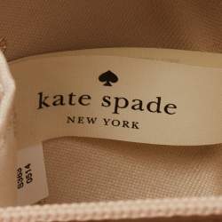 Pre Owned Kate Spade Pink PVC Hello Tokyo Lucky Cat Clutch