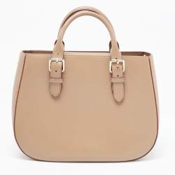 Pre Owned Kate Spade Brown Leather Charlotte Street Sylvie Tote