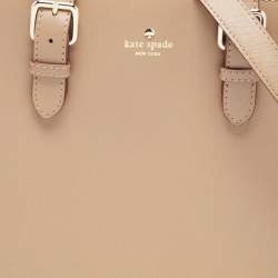 Pre Owned Kate Spade Brown Leather Charlotte Street Sylvie Tote