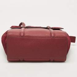 Kate Spade Burgundy Leather and Suede Abigail Tote