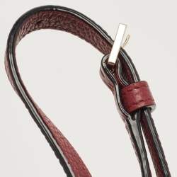 Kate Spade Burgundy Leather and Suede Abigail Tote