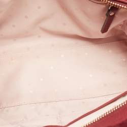 Kate Spade Burgundy Leather and Suede Abigail Tote