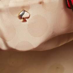 Kate Spade Pink/Red Saffiano Leather Cedar Street Hayden Tote