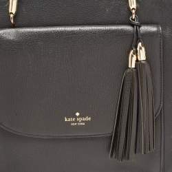 Kate Spade Black Leather Longacre Court Cal Tote