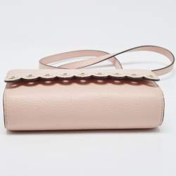 Kate Spade Light Pink Leather Paloma Road Flap Crossbody Bag