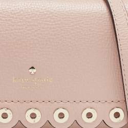 Kate Spade Light Pink Leather Paloma Road Flap Crossbody Bag