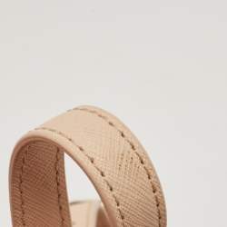 Kate Spade Light Peach Saffiano Leather Catus Tomi Patch Backpack