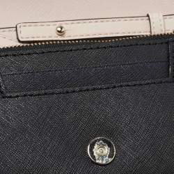 Pre Owned Kate Spade Beige/Black Leather Cameron Street Corin Crossbody Bag