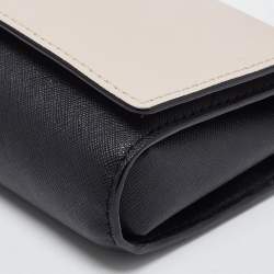 Pre Owned Kate Spade Beige/Black Leather Cameron Street Corin Crossbody Bag