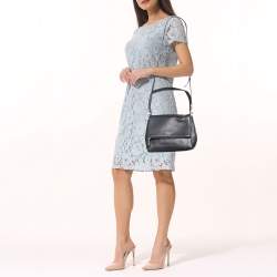 Kate Spade Black Leather Leila Flap Shoulder Bag  