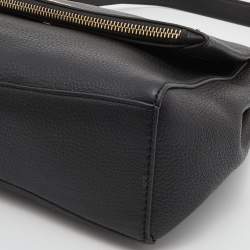 Kate Spade Black Leather Leila Flap Shoulder Bag  