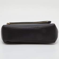 Kate Spade Black Leather Leila Flap Shoulder Bag  
