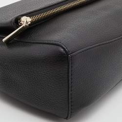 Kate Spade Black Leather Leila Flap Shoulder Bag  