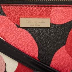 Pre Owned Kate Spade Multicolor Floral Leather Crossbody Bag