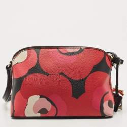 Pre Owned Kate Spade Multicolor Floral Leather Crossbody Bag