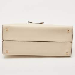 Kate Spade Cream Leather Large Toujours Tote