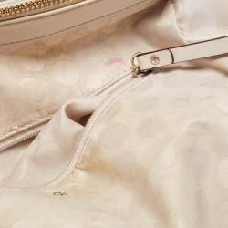 Pre Owned Kate Spade Light Beige Leather Cedar Street Jensen Tote