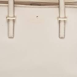 Pre Owned Kate Spade Light Beige Leather Cedar Street Jensen Tote