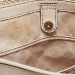 Pre Owned Kate Spade Light Beige Leather Cedar Street Jensen Tote