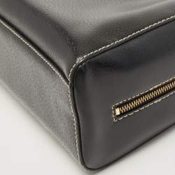 Pre Owned Kate Spade Black Leather Wellesley Alessa Satchel