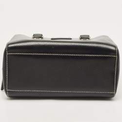 Pre Owned Kate Spade Black Leather Wellesley Alessa Satchel