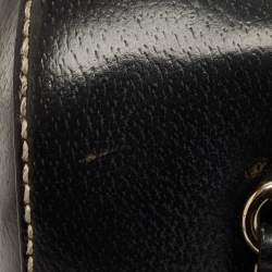 Pre Owned Kate Spade Black Leather Wellesley Alessa Satchel