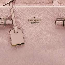 Pre Owned Kate Spade Pink Leather Holden Street Lanie Tote
