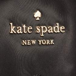 Pre Owned Kate Spade Black Nylon The Little Better Sam Laptop Bag