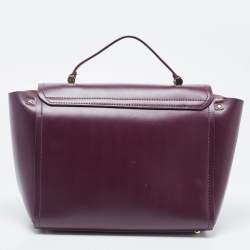 Pre Owned Kate Spade Purple Leather Large Arbour Hill Charline Top Handle Bag