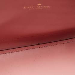 Pre Owned Kate Spade Purple Leather Large Arbour Hill Charline Top Handle Bag