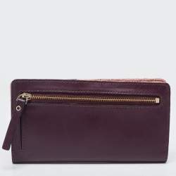 Kate Spade Purple/Pink Leather Adel Bifold Wallet