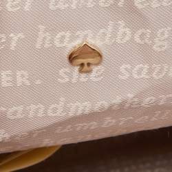 Pre Owned Kate Spade Pink Leather On Pointe Perfume Bottle Crossbody Bag