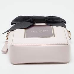 Pre Owned Kate Spade Pink Leather On Pointe Perfume Bottle Crossbody Bag