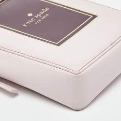 Pre Owned Kate Spade Pink Leather On Pointe Perfume Bottle Crossbody Bag