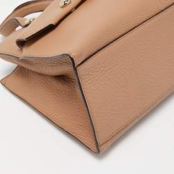 Pre Owned Kate Spade Beige Leather New York Stewart Street Big Boy Tote