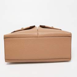 Pre Owned Kate Spade Beige Leather New York Stewart Street Big Boy Tote