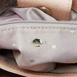 Pre Owned Kate Spade Peach Leather Chain Shoulder Bag