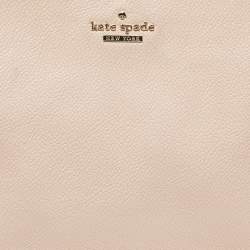 Pre Owned Kate Spade Peach Leather Chain Shoulder Bag