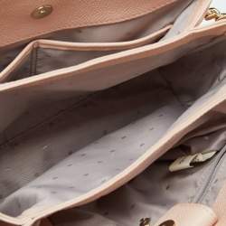 Pre Owned Kate Spade Peach Leather Chain Shoulder Bag