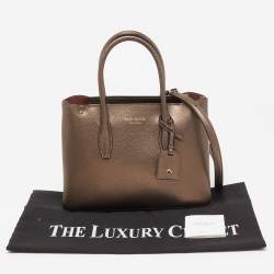 Kate Spade Bronze Leather Small Eva Tote